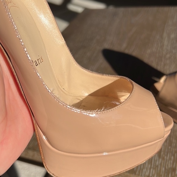 Christian Louboutin Lady Peep 150 mm Nude 36.5 - Picture 11 of 15